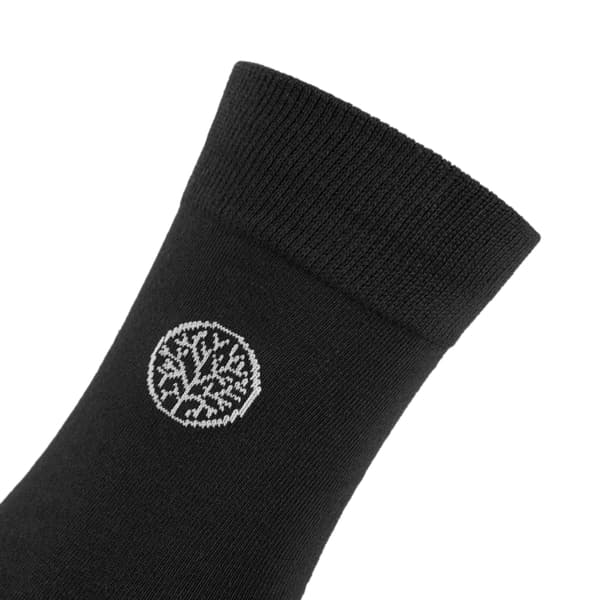 BSM-01 SORT 39-42 Ensfarvede KOMFY sokker