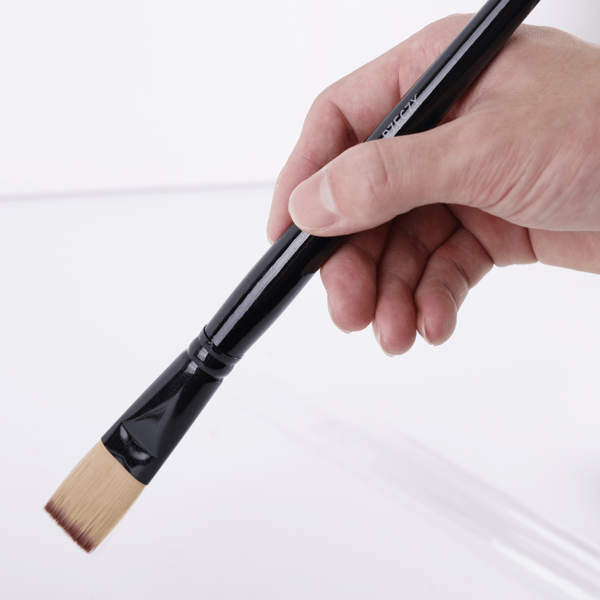 KUNSTNERISK PENSL FLAD SYNTETISK STOR NYLON