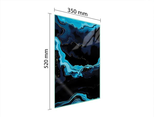 GLASSKÆREBRÆT 35x52 MARMOR