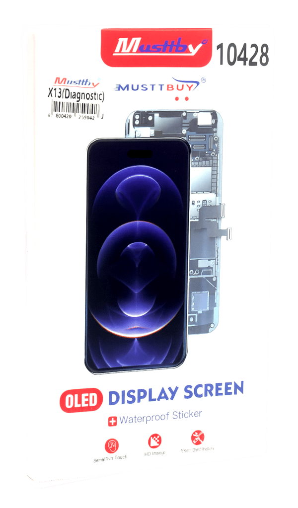 Mjuk OLED LCD-skärm programmerbar som original för Apple iPhone 13