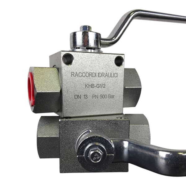 Tvåvägs kulventil BKH BSP DN13 1/2" 500bar