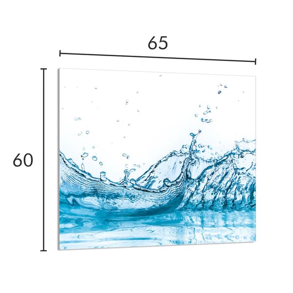 KEITTIÖN LASIPANEELI 65x60 Vesi
