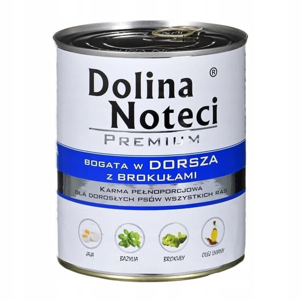Våtfoder för hundar Dolina Noteci Torsk 15x800g