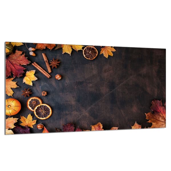 Glasskydd för spishäll 90x52 blad