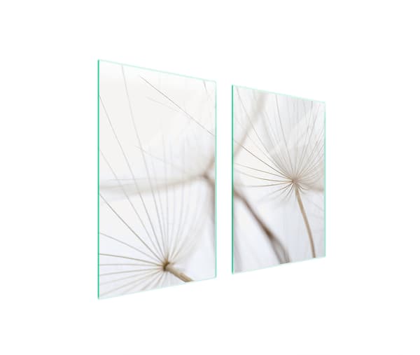 GLASSKYDDSPLATTA FÖR KÖK 65x52 BLOMMA