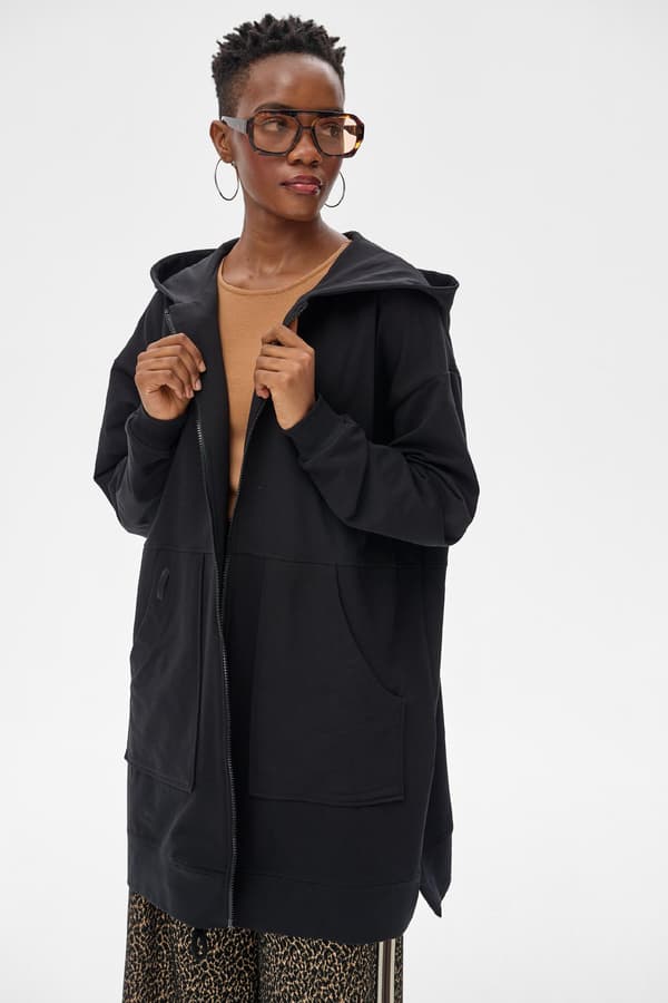 Dozi Sort Dame Sweatshirt 36/38