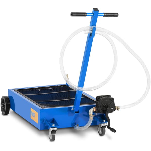 Avloppsvagn för oljebyte med handpump 20l/min 55 l