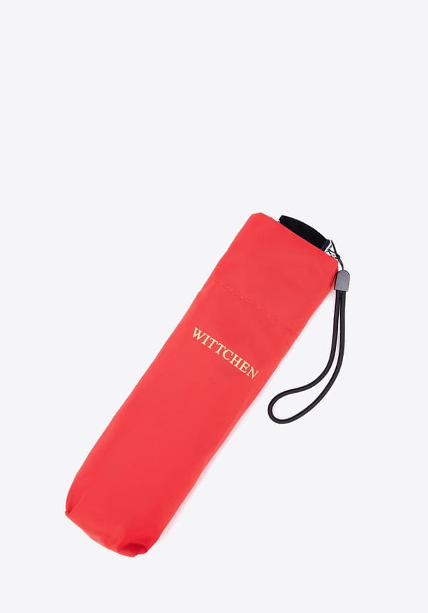 Wittchen Kvinna Manuellt Paraply Kort Röd Polyester
