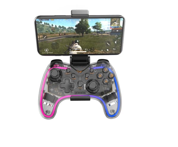 Havit G180BT Trådløs Controller Hvid, Bluetooth 5.0, RGB