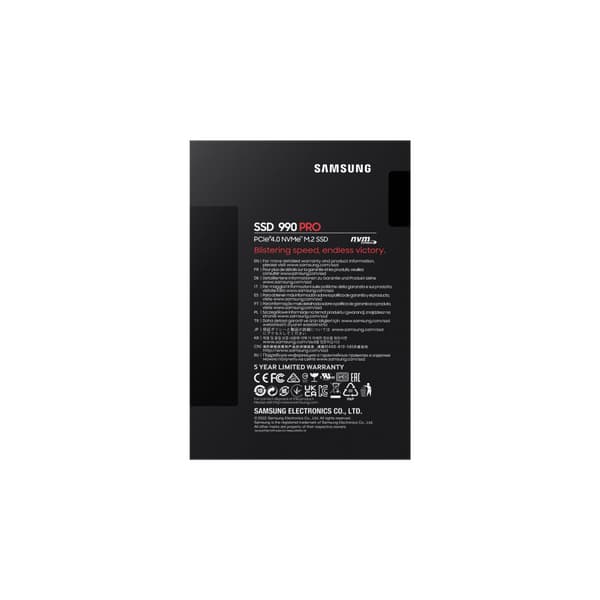 Samsung 990 PRO -SSD, PCIe 4.0 NVMe M.2 2TB