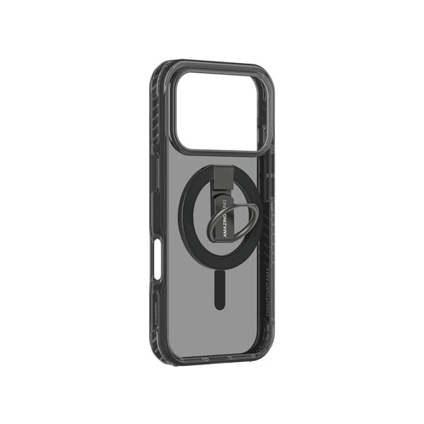 iPhone 17 Pro Max Titan Pro Grip Ring Sæt MagSafe-etui - Sort