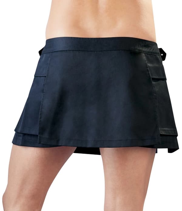 Svenjoyment Kort Herre Gladiator Nederdel Sort ML