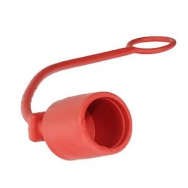 1/2" pikaliittimen tulppa, punainen
