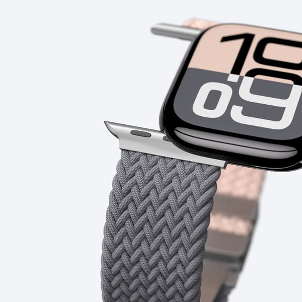 Apple Watch 42mm Blend Armband 2-pack - Roségrå/Rosa