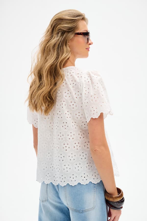 Perry Off White Damebluse 40