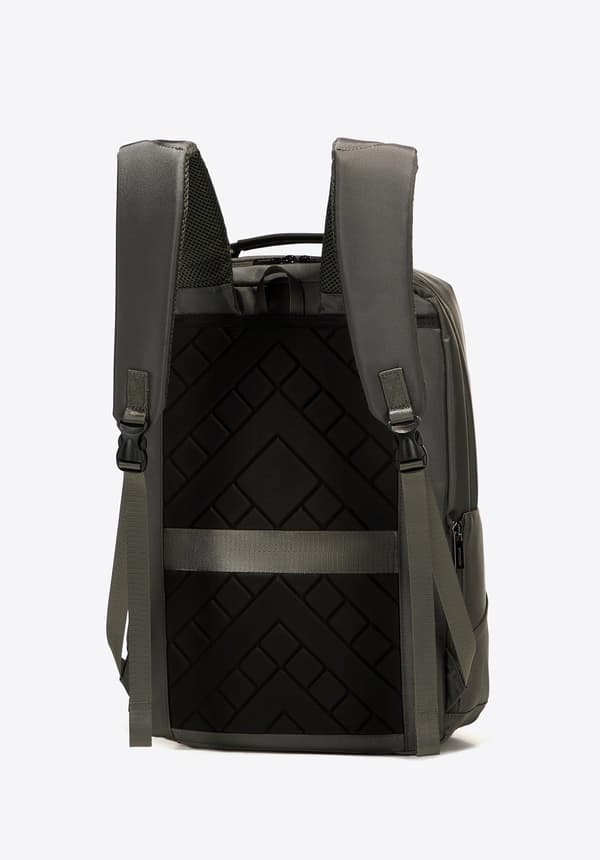 Wittchen herrryggsäck för 15,6" laptop, rak, för flygplan, grå, grå polyester