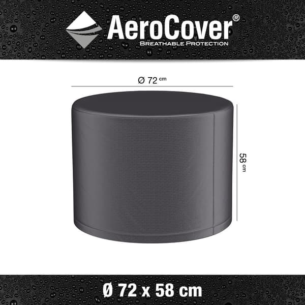 Puutarhapöydän suoja 9146 Ø72x58 AeroCover harmaa Homms