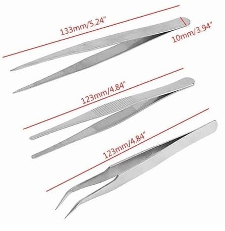 Pincettset 3 delar