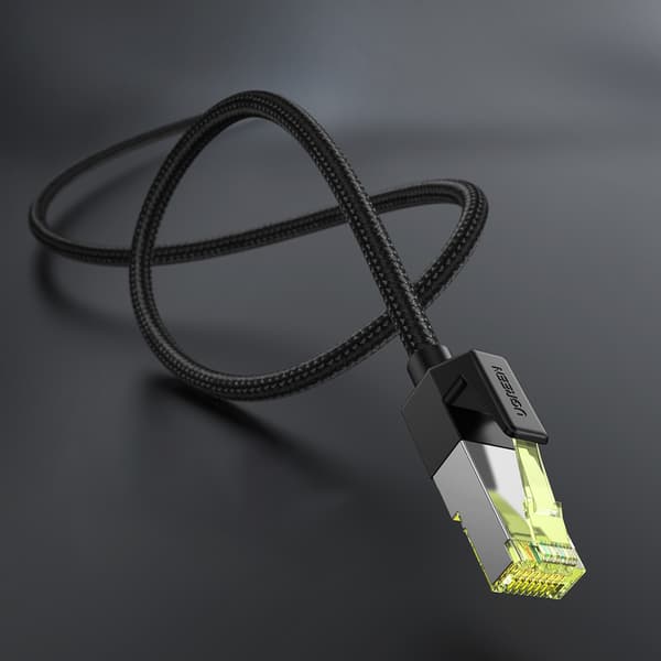 Ethernet-patchkabel RJ45 Cat 7 10 Gbps 3m - Sort