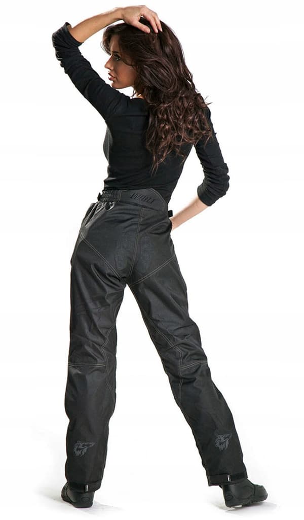 WOLF DAME STRONG 2-LAGS TEKSTILBUKSER SORT S