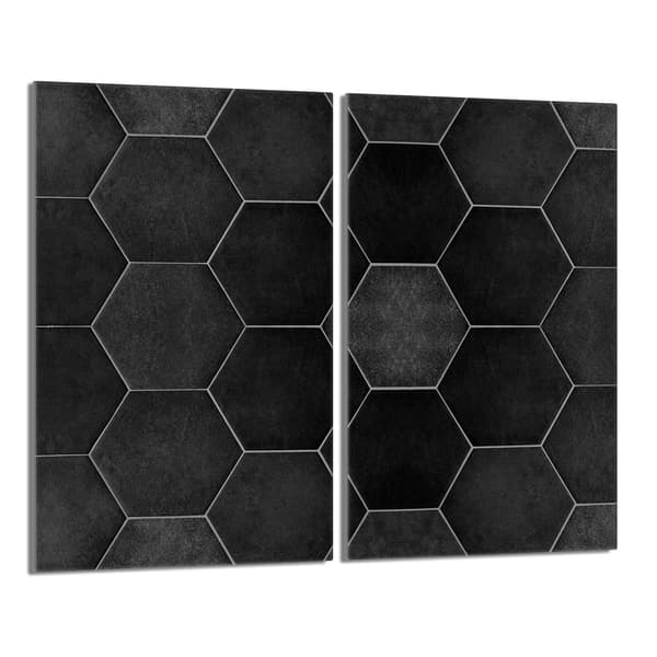 Lasinen suojalevy liedelle 2x30x52 Tile