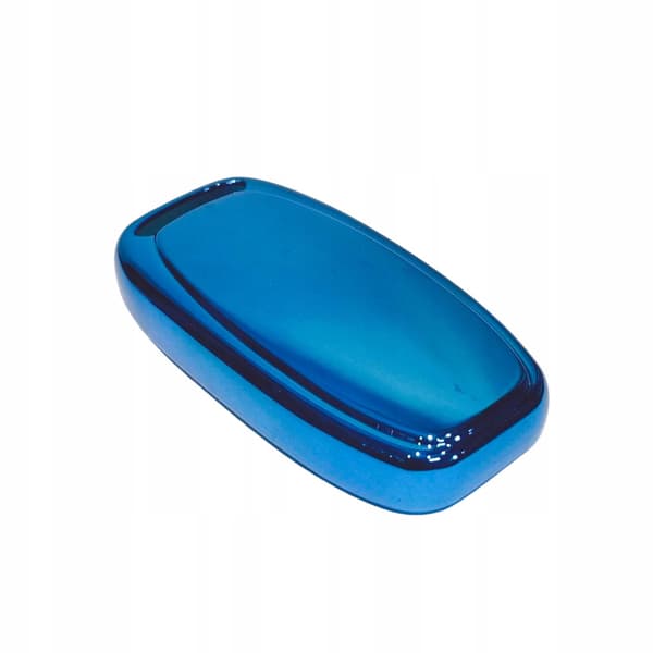 ETUI COVER TIL NØGLE TIL AUDI KEYLESS KROM BLÅ NY TYPE