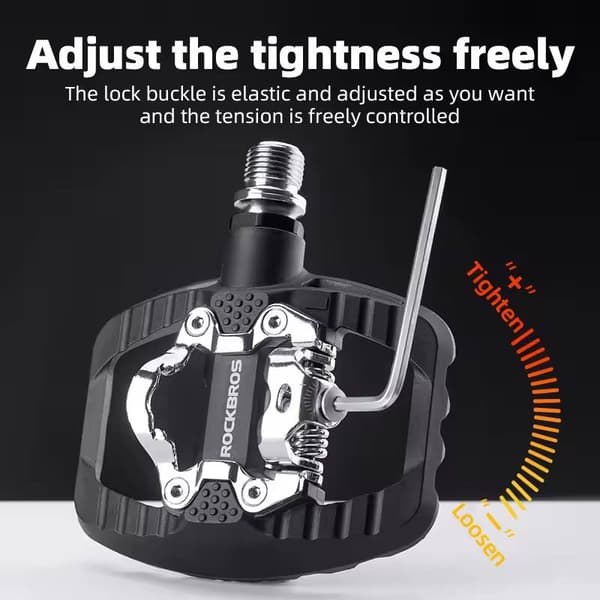 MTB 2-in-1 Clipless -polkimet, alusta/SPD, 370010001, musta