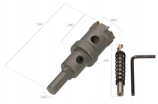 Widia hulsav 25mm til metal, dr.