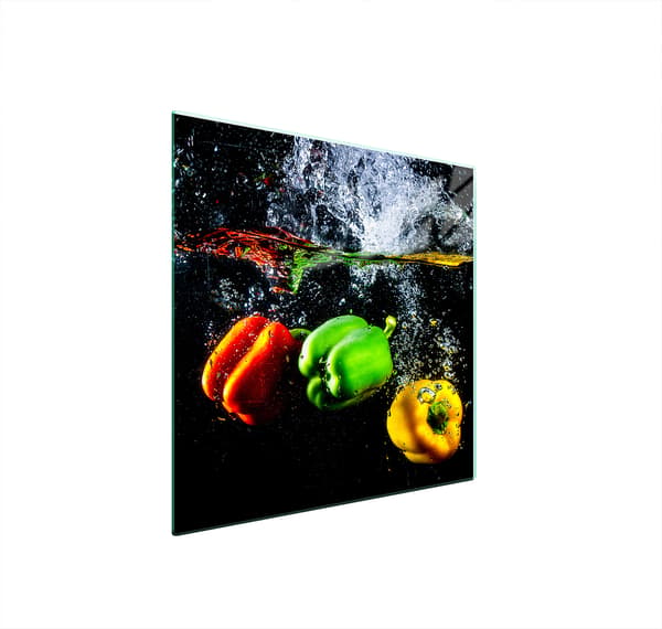 GLASBESKYTTELSESPLADE TIL KOMFUR 50x52 PEPPER