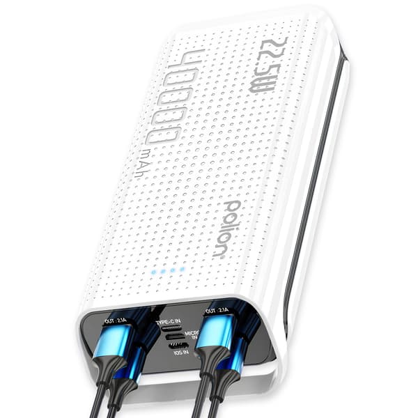 Powerbank 40000mAh 22.5W USB-C USB-A Micro-USB snabbladdning