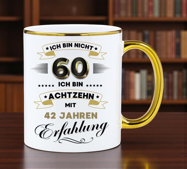 Rolig mugg, en present till en 60-årsdag