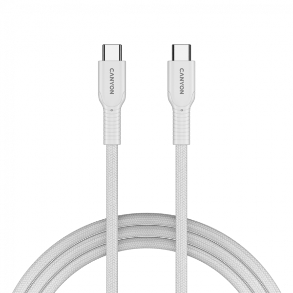 Canyon OnWire 60CL C-C 60W flätad kabel 1m vit