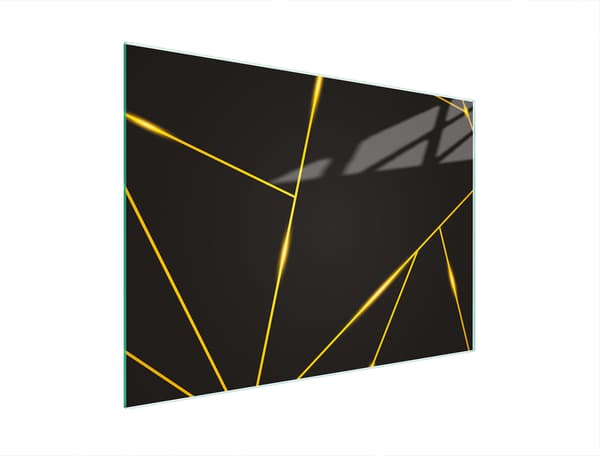 SKÄRBRÄDA I GLAS 30x22 SVART