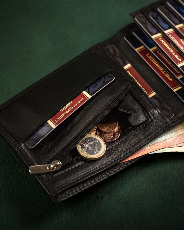 Peterson MR-08-CN Herrplånbok i Läder
