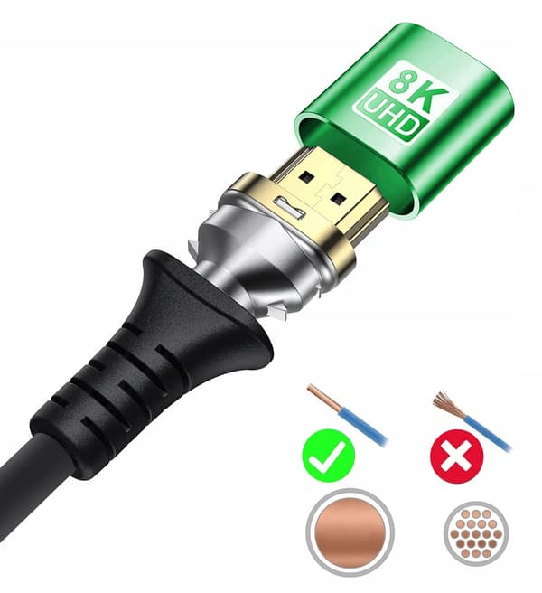 HDMI - HDMI 2.1 8K 4K 144Hz 5m kaapeli