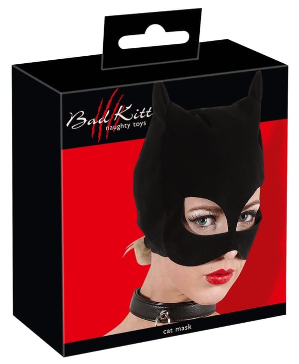Bad Kitty Sort Kattehovedmaske