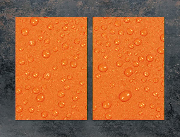 GLASBESKYTTELSESPLADE TIL KØKKEN 2x35x52 DROPS