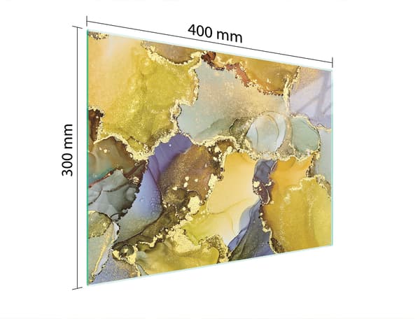 GLASSKÆREBRÆT 40x30 MARMOR