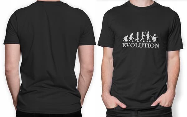 T-SHIRT evolution IT-gåva storlek xs