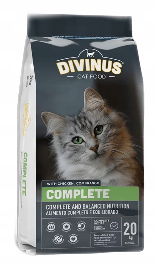 Torrkattfoder Divinus Cat Complete 20 kg