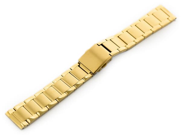 Pacific Model 9 solid armbånd - guld 22mm