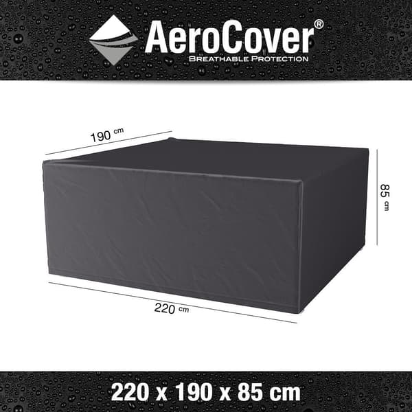 Homms Möbelöverdrag 7921 190x220x85 AeroCover grå
