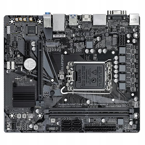 Moderkort Gigabyte H610M S2H V3 DDR4