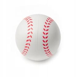 Antistressbold baseball - blød klemebold til afspænding