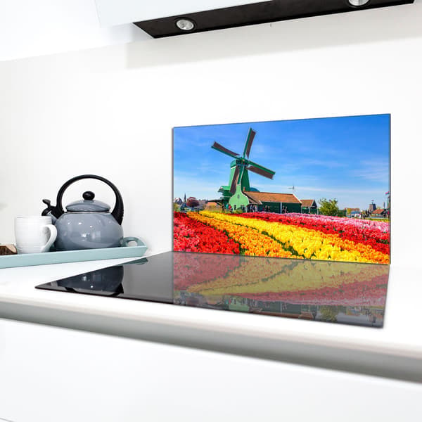 Lasinen suojalevy liedelle 90x52 Katso