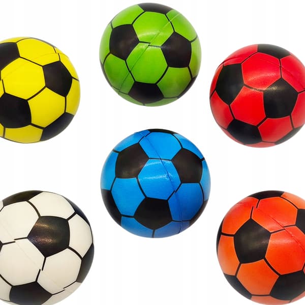 FODBOLD blød afslapningsbold ANTI-STRESS 7 CM