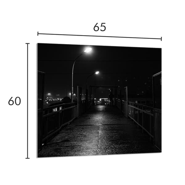 GLASPANEL FÖR KÖK 65x60 Street