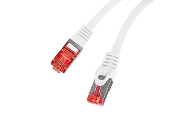 Patchkabel Lanberg S/FTP kat.6 3m LSZH CU fluke bestået hvid