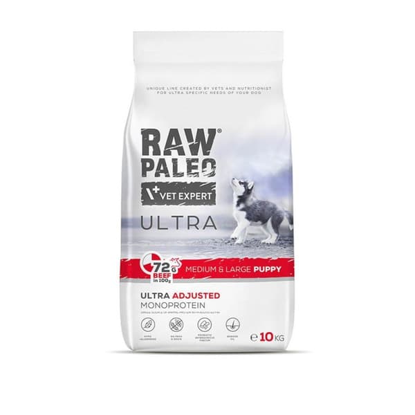 VetExpert Raw Paleo Beef Medium & Large -penturuoka 10 kg