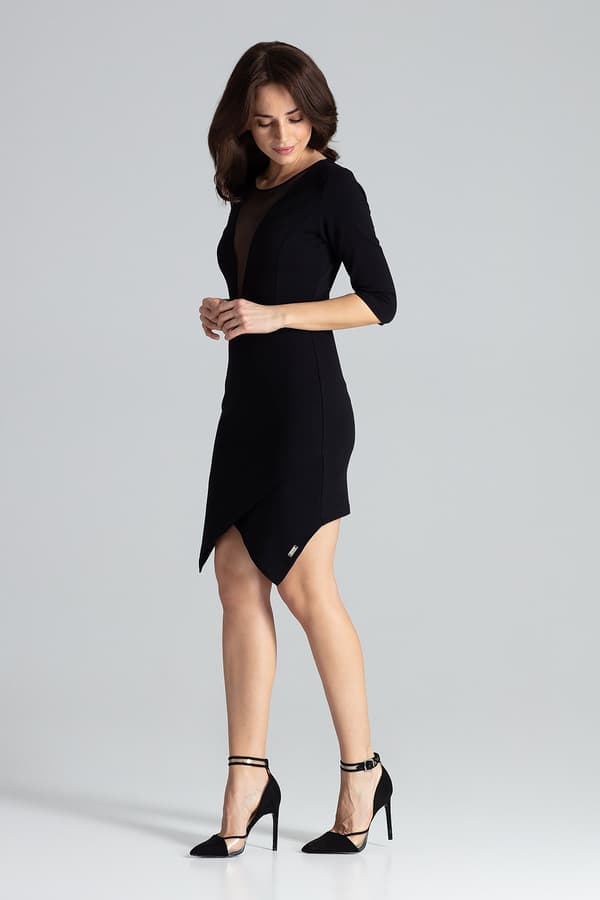 Kjole L012 Sort XL